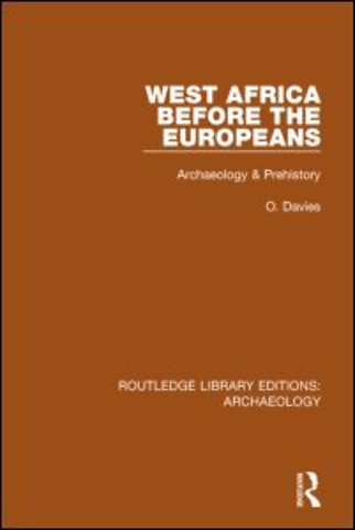 West Africa Before the Europeans