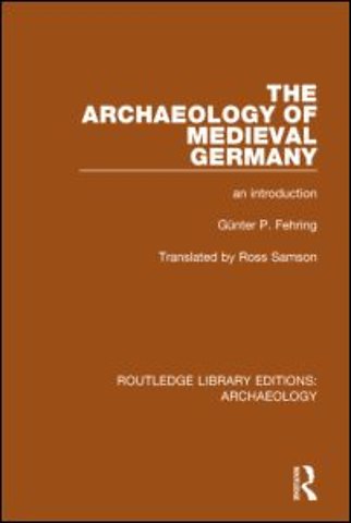 Archaeology of Medieval Germany