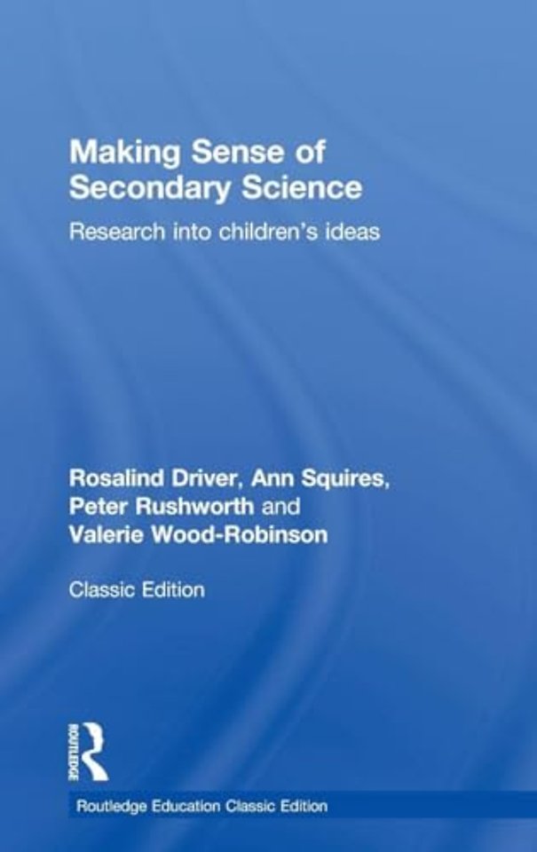 Making Sense of Secondary Science