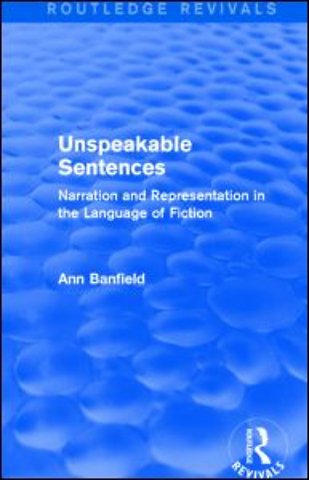 Unspeakable Sentences (Routledge Revivals)
