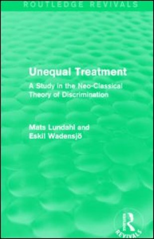 Unequal Treatment (Routledge Revivals)