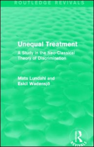 Unequal Treatment (Routledge Revivals)