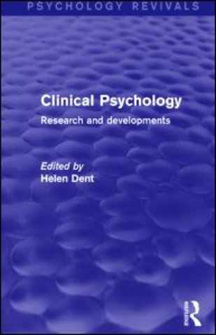 Clinical Psychology (Psychology Revivals)