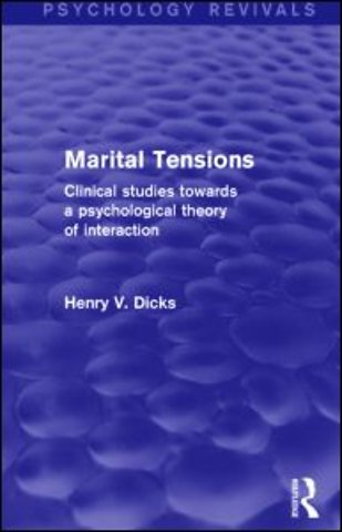 Marital Tensions (Psychology Revivals)