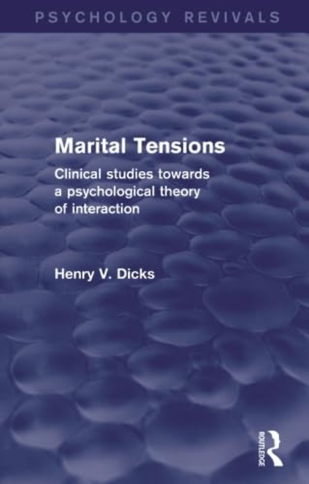 Marital Tensions (Psychology Revivals)