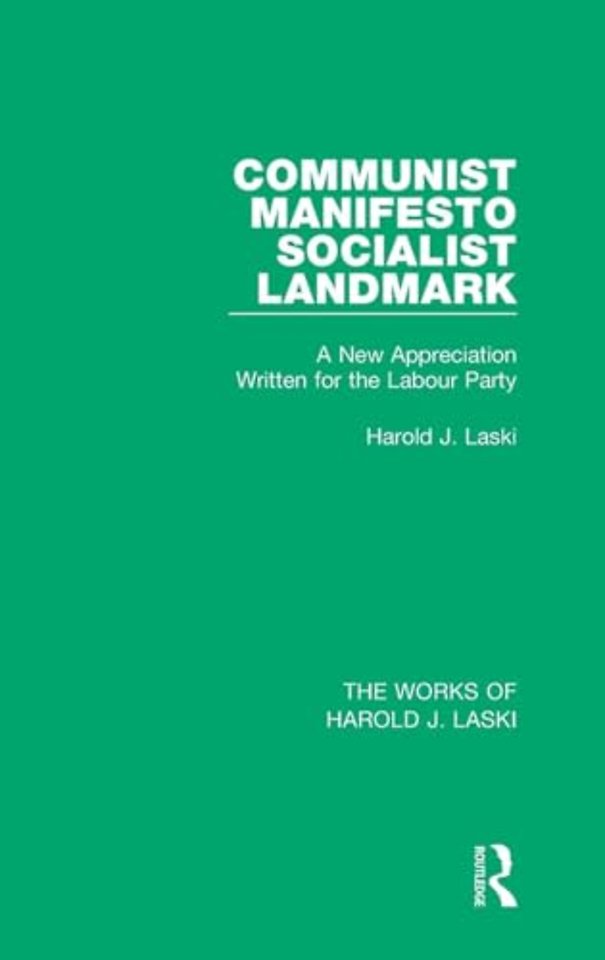 Works of Harold J. Laski