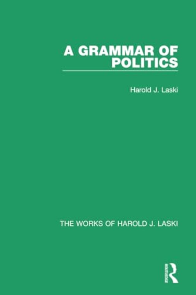 Works of Harold J. Laski