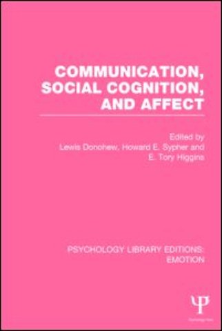 Communication, Social Cognition, and Affect (PLE: Emotion)