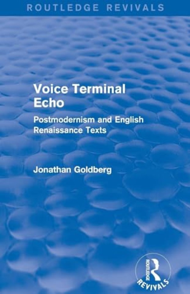 Voice Terminal Echo (Routledge Revivals)