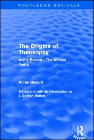 Origins of Theosophy (Routledge Revivals)