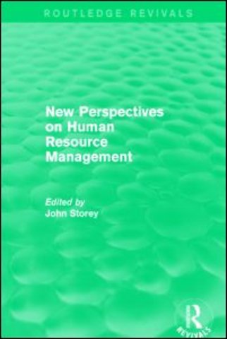 New Perspectives on Human Resource Management (Routledge Revivals)