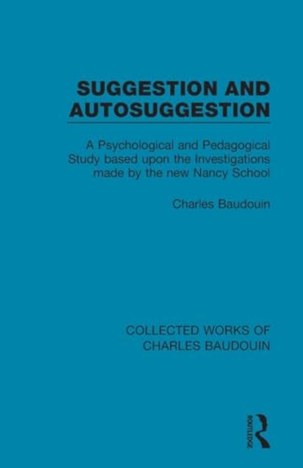 Suggestion and Autosuggestion