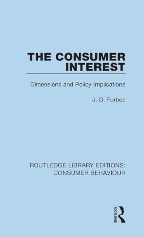 Consumer Interest (RLE Consumer Behaviour)