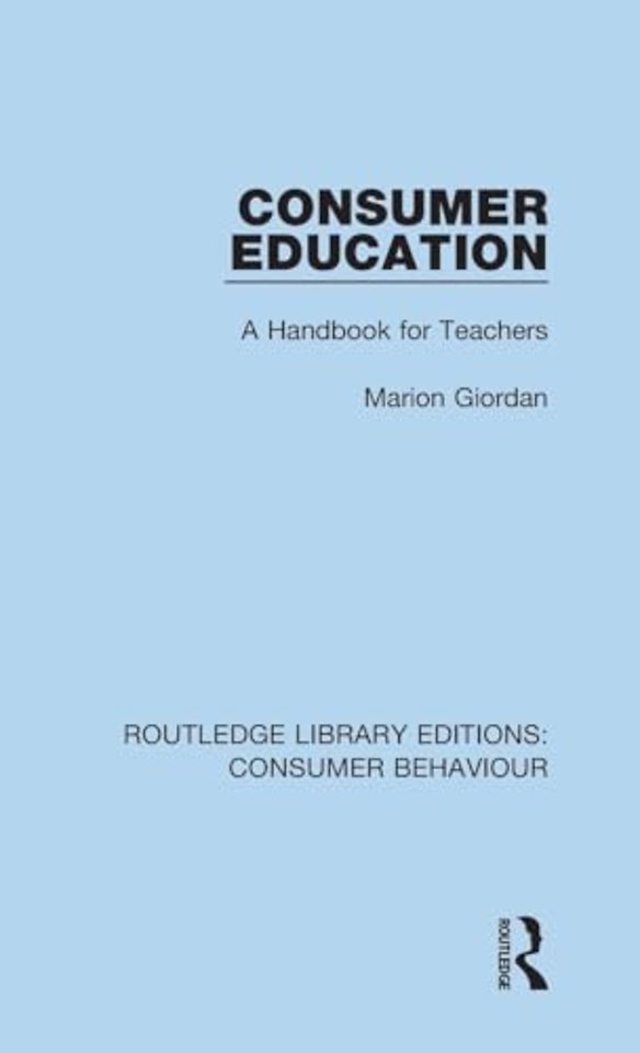 Consumer Education (RLE Consumer Behaviour)