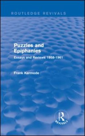 Puzzles and Epiphanies (Routledge Revivals)