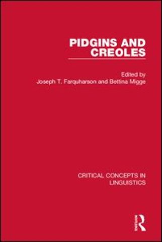 Pidgins and Creoles
