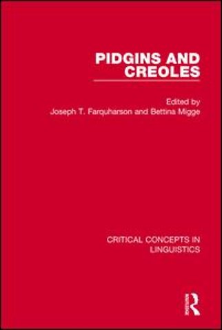 Pidgins and Creoles vol III