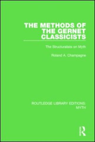Methods of the Gernet Classicists (RLE Myth)