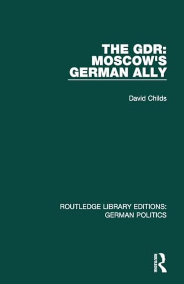 GDR (RLE: German Politics)