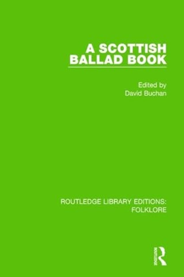Scottish Ballad Book (RLE Folklore)