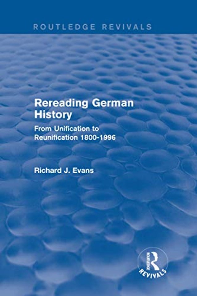 Rereading German History (Routledge Revivals)