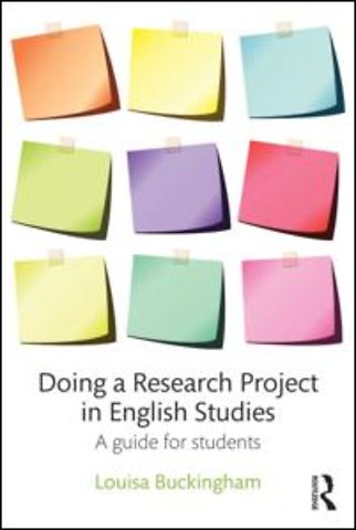 Doing a Research Project in English Studies