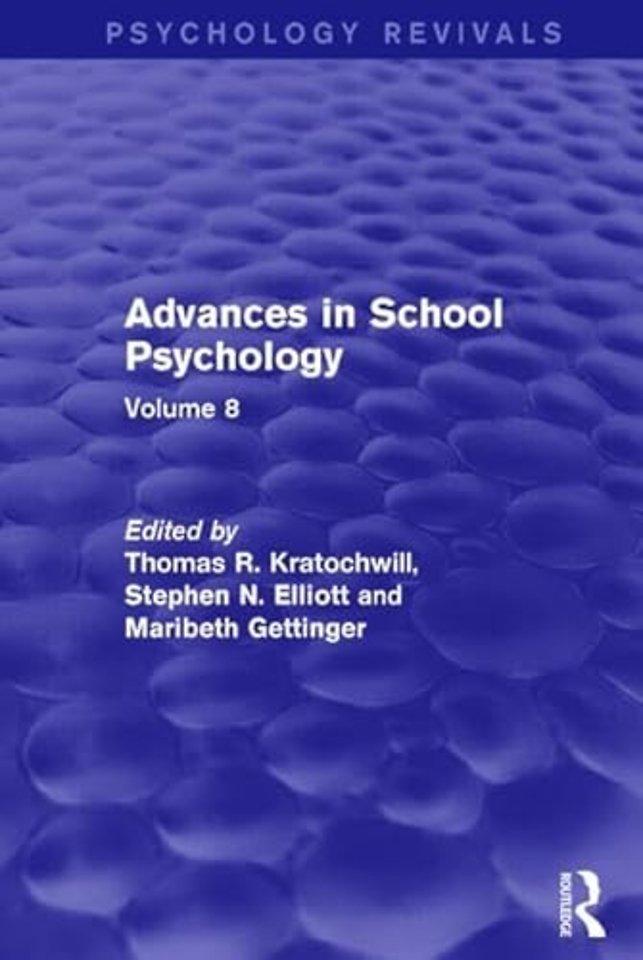 Advances in School Psychology