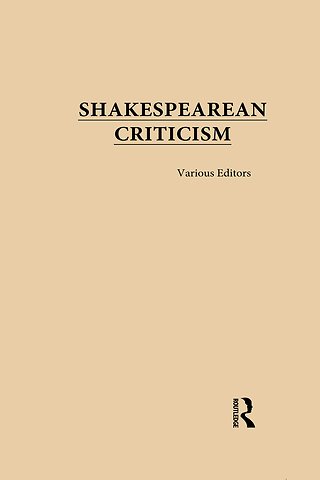 Shakespearean Criticism