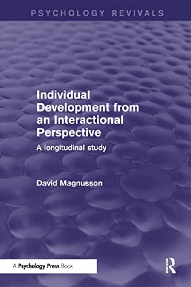 Individual Development from an Interactional Perspective