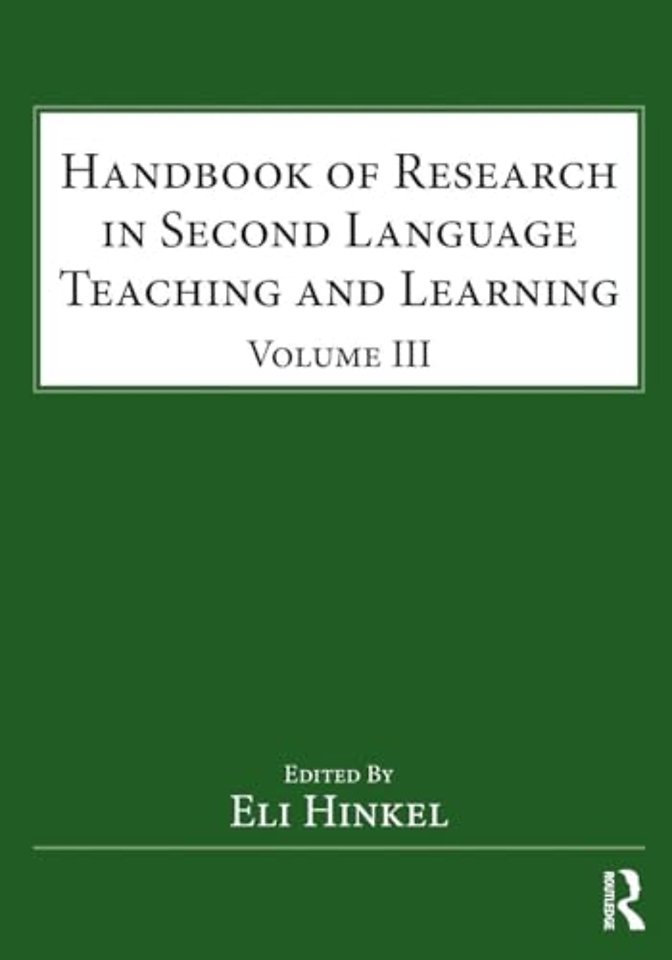 Handbook of Research in Second Language Teaching and Learning