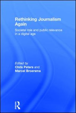 Rethinking Journalism Again