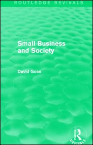 Small Business and Society (Routledge Revivals)