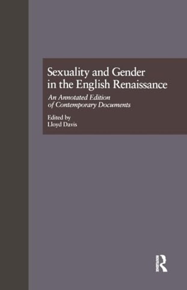 Sexuality and Gender in the English Renaissance