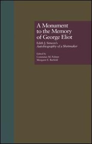 Monument to the Memory of George Eliot