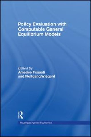 Policy Evaluation with Computable General Equilibrium Models