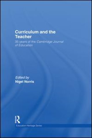 Curriculum and the Teacher