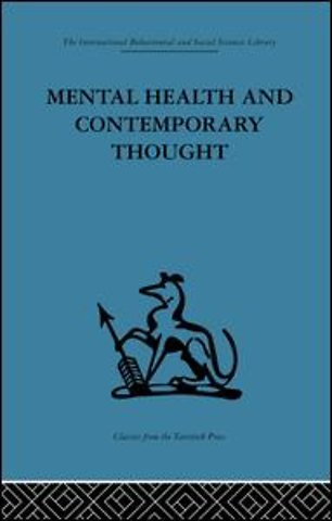 Mental Health and Contemporary Thought