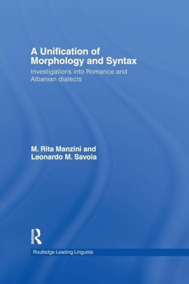 Unification of Morphology and Syntax