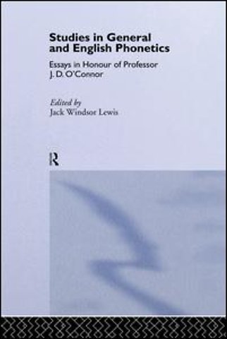 Studies in General and English Phonetics