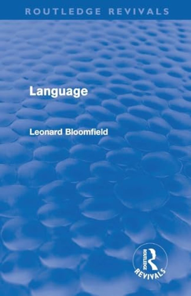 Language (Routledge Revivals)