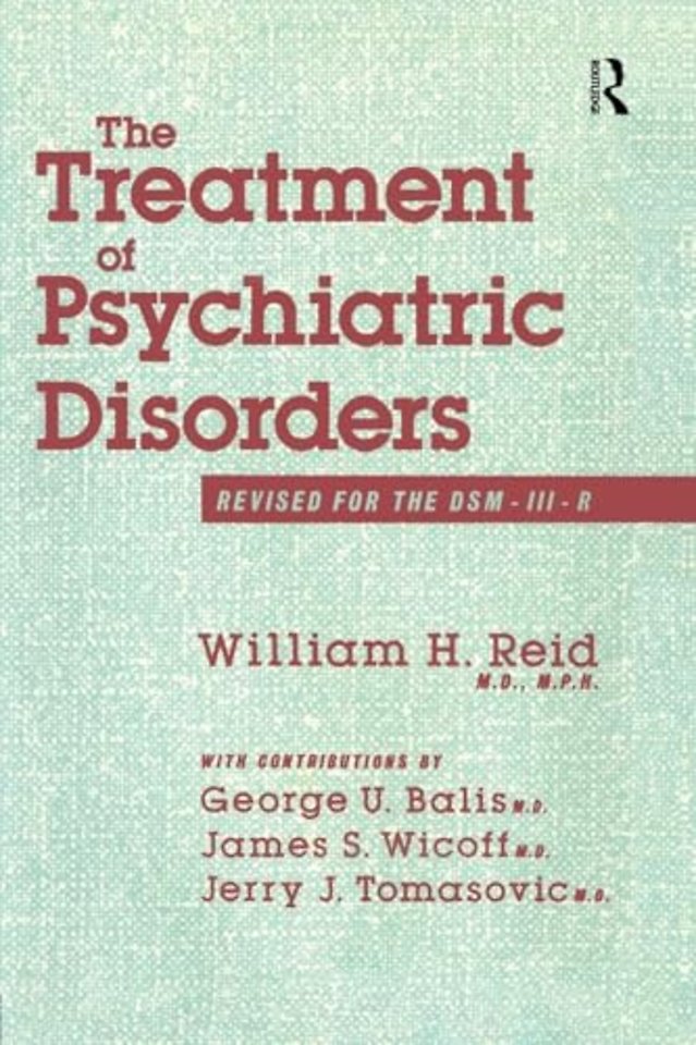 Treatment Of Psychiatric Disorders