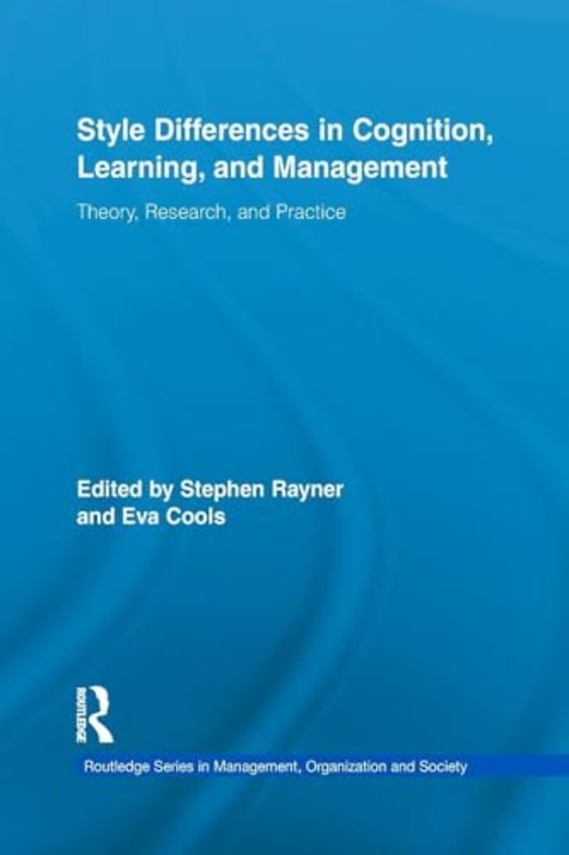 Style Differences in Cognition, Learning, and Management