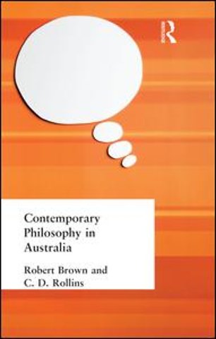 Contemporary Philosophy in Australia