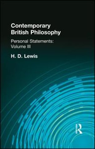 Contemporary British Philosophy