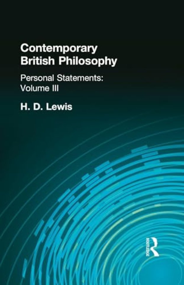 Contemporary British Philosophy