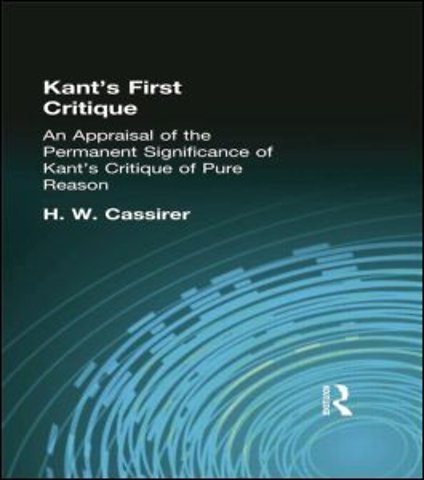Kant's First Critique