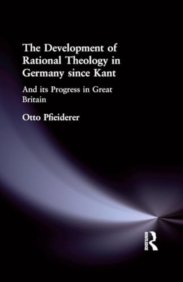 Development of Rational Theology in Germany since Kant