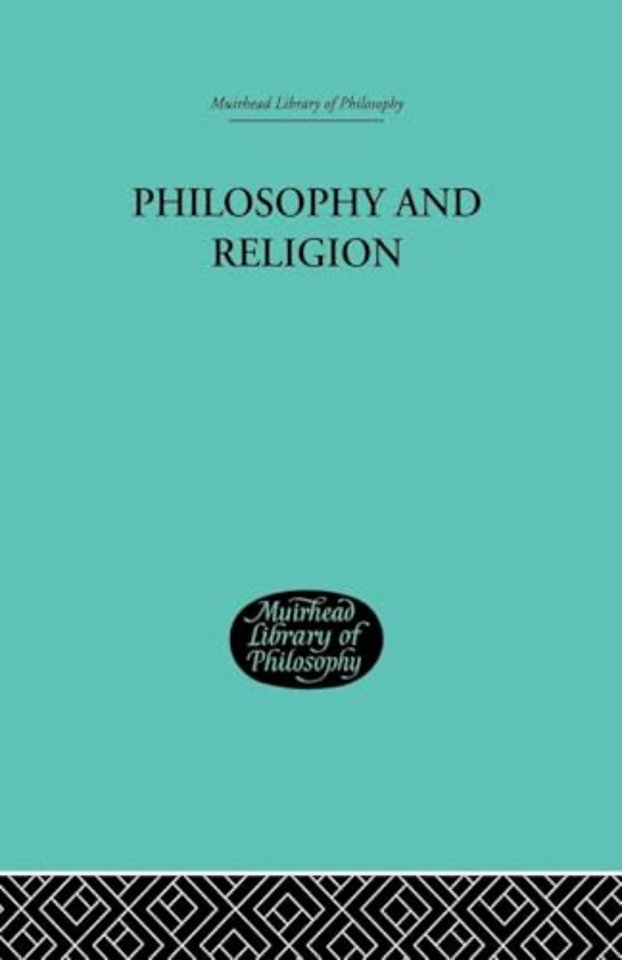 Philosophy and Religion