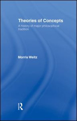 Theories of Concepts