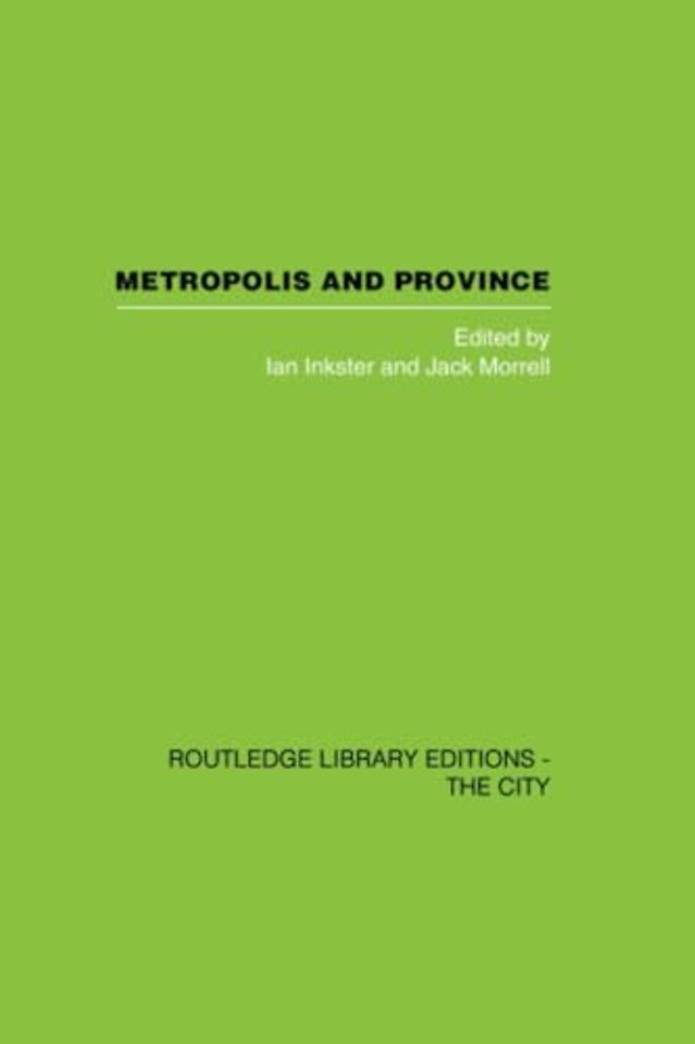 Metropolis and Province